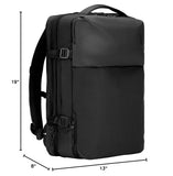 Incase A.R.C. Travel Backpack 38L – Expandable Carry On Luggage, Fits up to 17" Laptop – Butterfly Opening, Quick Access Pocket, Shoe Storage – Airplane Travel Essentials, Weekend Bag – Black