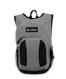 Everest Mini Hiking Pack Multipurpose Backpack, Dark Gray/Black