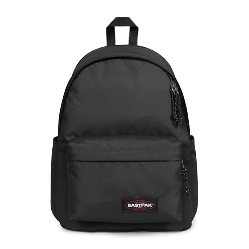EASTPAK Day Office – 31 L Laptop Backpack for 16-Inch Devices - Secure Business Durable Travel Carry-On, Bottle Pocket Holder, Black
