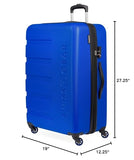 SwissGear 7366 Signature Hardside Expandable Luggage with Spinner Wheels, TSA Lock, Cobalt, Checked-Large 27-Inch