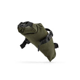 Brooks England Scape Saddle Roll Bag, Cycling and Gravel Bag, Mud Green, One Size