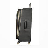 Kenneth Cole REACTION Chelsea Chevron Quilted Luggage, Black, 28-Inch Checked
