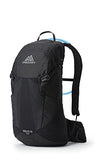 Gregory Salvo 16L H2O Unisex Day Hiking/Backpacking Hydration/Mountain Biking Backpack, 3L Water Reservoir/Bladder Included, One Size Fits All, Ozone Black