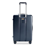 Briggs & Riley 27" Medium Expandable Spinner - Checked Luggage for Travel, Suitcases with Wheels, Hardside Rolling Bag for Men & Women, Self-Repairing Zipper - Sympatico Collection, Navy