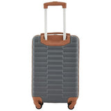 Wrangler 22" Outrider Hardside Carry-On Luggage, Lava Smoke