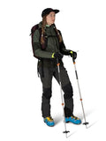 Osprey Firn 18L Ski and Snowboard Backpack, Elderberry Purple/Peppermint Green, Medium/Large