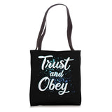 Hymns of Grace: Trust and Obey Christian Faith Gospel Praise Tote Bag