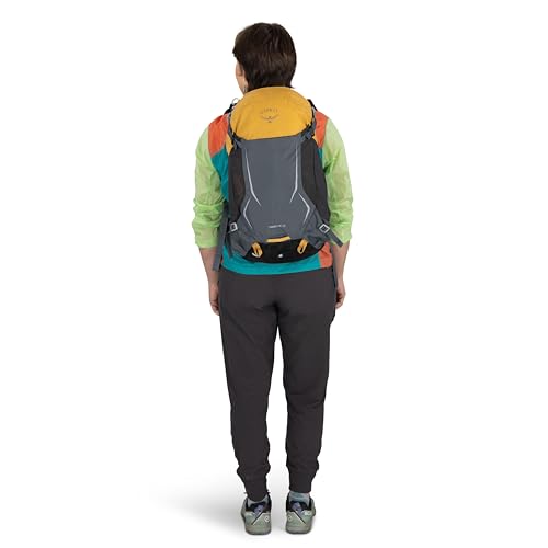 Osprey Hikelite 26L Durable Hiking Backpack - Travel Daypack with Rain Cover for Men and Women, Tungsten Yellow