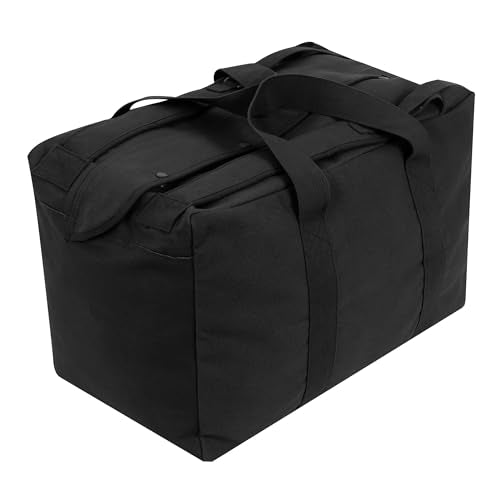 Rothco Tactical Canvas Cargo Bag Large Size Backpack Black