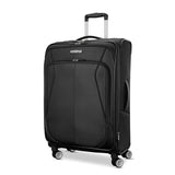 American Tourister 4 KIX 3.0 Checked-Medium 24-Inch Spinner (Black)