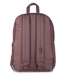 JanSport Right Pack Expressions Backpack – 15-inch Padded Laptop Compartment, Water Bottle Pocket, Utility Pocket with Flap, Bog Glam Suede Mahogany Haze/Brn/Pink