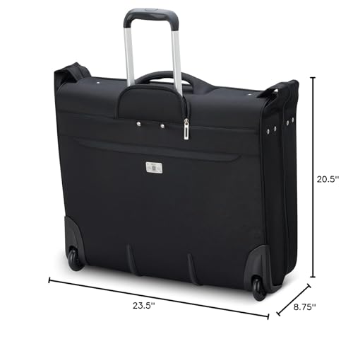 DELSEY PARIS Sky Max 2.0 Two Wheel Garment Bag, Black