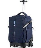 NEW TILAMI 18 Inch Expandable Rolling Backpack with 6-Wheel Stair Climbing, Waterproof Wheeled School Bag with 15.6