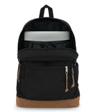 JanSport Right Pack Backpack - Durable Daypack with Padded 15" Laptop Sleeve, Spacious Main Compartment & Integrated Water Bottle Pocket - Black