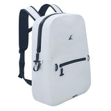 Breakwater Supply™ Fogland Lite Small Waterproof IP68 Submersible Backpack | Laptop Sleeve & Airtight Zippers for Outdoors, Surfing, Kayaking, Hiking, Cycling, Unisex TPU Dry Bag (Fog White, 15L)
