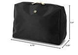 Samsonite Everyday Travel Bag - Polyester Body with Full Zip Around Opening - Spacious Main Compartment & 4 Interior Slip Pockets - Perfect For Everyday Essentials, Cosmetics, Toiletries, Tech - Black