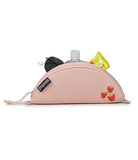 JanSport Luna Small Pouch – Padded Taco-Style Design with Main Zippered Compartment, Strawberry Embroidery