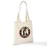 CafePress Obey The Basset Hound Tote Bag Reusable Natural Beige Canvas Shopping Bag