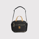 Topo Designs Mountain Cross Bag, Functional + Flexible Briefcase, Removable Shoulder Strap, Fair Trade (Neutral/Black)