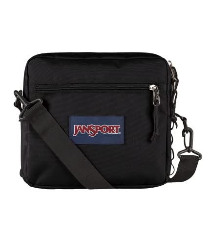 JanSport Central Adaptive Accessory Bag – Wheelchair & Walker Compatible, Versatile Carry Options, Tuck-Away Adjustable Loops, SaniStash Pocket for Easy Access, Black