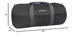 Outdoor Products Deluxe Duffel (Black, 12 in X 24 in)