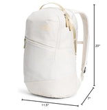 The North Face Women's Isabella 3.0 Backpack, Gardenia White Dark Heather/Gravel, One Size