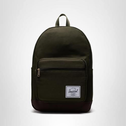 Herschel Supply Co. Unisex Pop Quiz Backpack, Green/Chicory Coffee, 25L