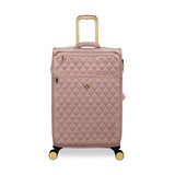 It Luggage Glimmering 28" Softside Checked 8 Wheel Expandable Spinner, Mink Gold