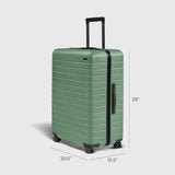 Away Large Checked Luggage, 29 Inch Hardside Suitcase with Spinner Wheels, Lightweight & Durable, TSA Lock, Sea Green