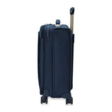Briggs & Riley Global 21" Carry On Expandable Spinner - Luggage for International Travel, Suitcases with Wheels, Softside Rolling Bag for Men & Women, Self-Repairing Zipper - Baseline Collection, Navy