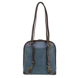 CHALA Convertible Backpack Purse - Women Convertible Shoulder Purse with Adjustable Strap - Hummingbird A - blue