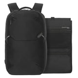 Targus 15-16” Work+ EcoSmart Backpack – Detachable Tech Organizer, Lockable Zippers, Recycled Materials, 23L Capacity, Water Bottle Pocket, Anti-Theft Design - TBB657GL