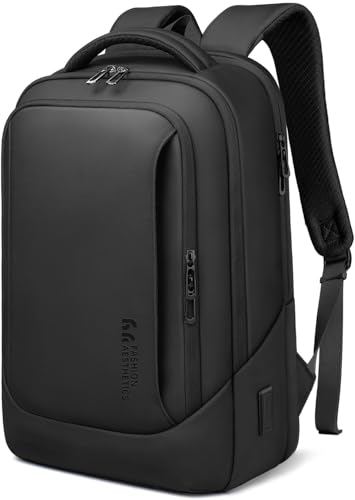 Mochila para portátil hk para hombre para ordenador de 17,3 pulgadas con cargador USB A y C