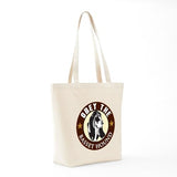 CafePress Obey The Basset Hound Tote Bag Natural Canvas Tote Bag, Reusable Shopping Bag