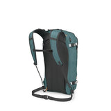 Osprey Soelden 25L Ski and Snowboard Backpack - Lightweight Men's Backcountry Pack - Avalanche Safety Access - Diagonal/A-Frame Ski Carry, Snowboard Carry - 100% Recycled Nylon, Cascade Blue