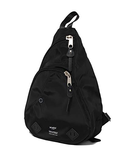 Anello URBAN O.D AT-S0231 Logo Print Body Bag, black (black 19-3911tcx)
