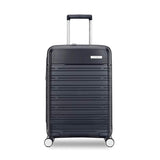 Samsonite Elevation Plus - Carry-On Hardside Luggage - Scratch Resistant Polypropylene Shell, RightHeight™ Adjustable Handle, Integrated AirTag Holder, TSA Lock, WetPak™ Compartment - Midnight Blue