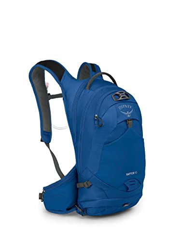 Osprey Raptor 10L Men's Biking Backpack with Hydraulics Reservoir, Postal Blue | Backpacks4Less