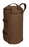 Rothco Convertible Canvas Duffle Backpack – Outdoor Camping Weekend Travel Bag 30L, Brown