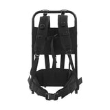 ZeStarDair TR Aluminum External Frame Backpack, Aluminum External Frame Backpack, Camping Backpack Carrier 27.56", 132 lbs (Black)