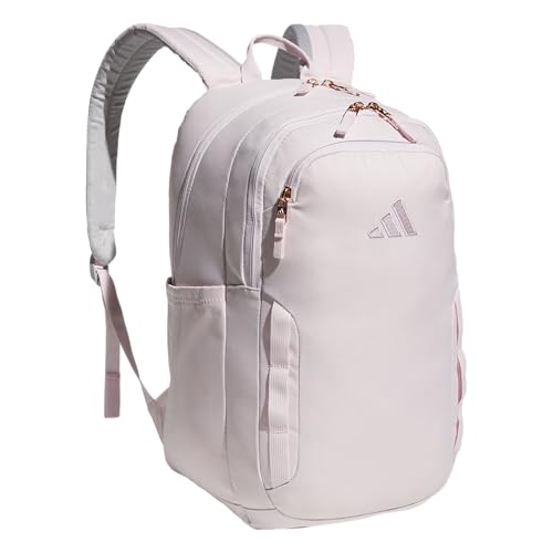 adidas Amplifier Backpack for Laptop, School and Gym, 28L, Distilled Pink/Dual Lilac Purple/Regular, OSFA