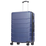 OLIXIS 28 Inch Luggage, Hardside Checked Suitcase with Spinner Wheels, Lightweight ABS Hard Shell Travel Luggage, TSA Approved Lock, Expandable Large Suitcase for Business & Travel–Blue