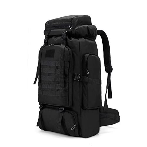 YFREAL 80L Hiking Camping Backpack,Hunting Backpack for Outdoor,Large Pack Waterproof,Tactical Backpack for Men Women