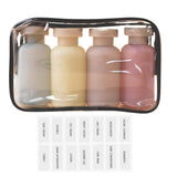 3.4oz Travel Shampoo Bottle with Flip Cap, Leak Proof Plastic Squeeze Bottles, Reusable Empty Travel Shampoo and Conditioner Bottles | Backpacks4Less
