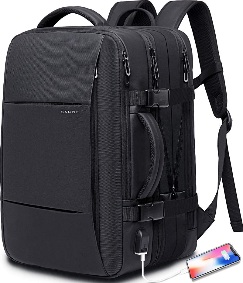35L Travel Backpack,Flight Approved Carry On Backpack for International Travel Bag, Water Resistant Durable 17 - inch Laptop Backpacks,Large Daypack Business Weekender Luggage Backpack for Men Women