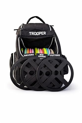 3DAmbitions Disc Golf Bag Dividers - Set of 3 for Drivers, Mid-Ranges & Putters - 3D Printed Disc Golf Accessories - Organization for | Backpacks4Less