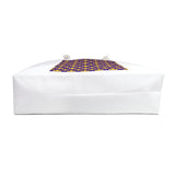 3dRose Fleur de lis pattern in LSU colors Dark Purple and Canary Yellow Weekender Bag