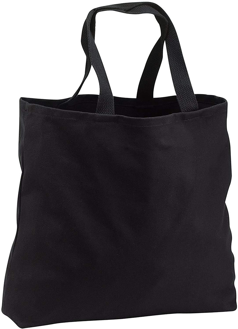 3dRose Image of Pirate Penguin With Parrot And Igloo On Blue Dots Black Tote Bag 14w x 14h x 3d