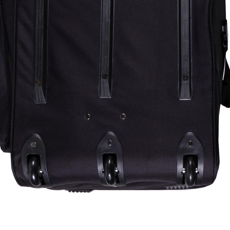 40" Black Heavy Duty Polyester Large Rolling Duffel Bags/travel/duffle on Wheel