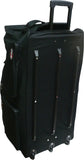 40" Black Heavy Duty Polyester Large Rolling Duffel Bags/travel/duffle on Wheel